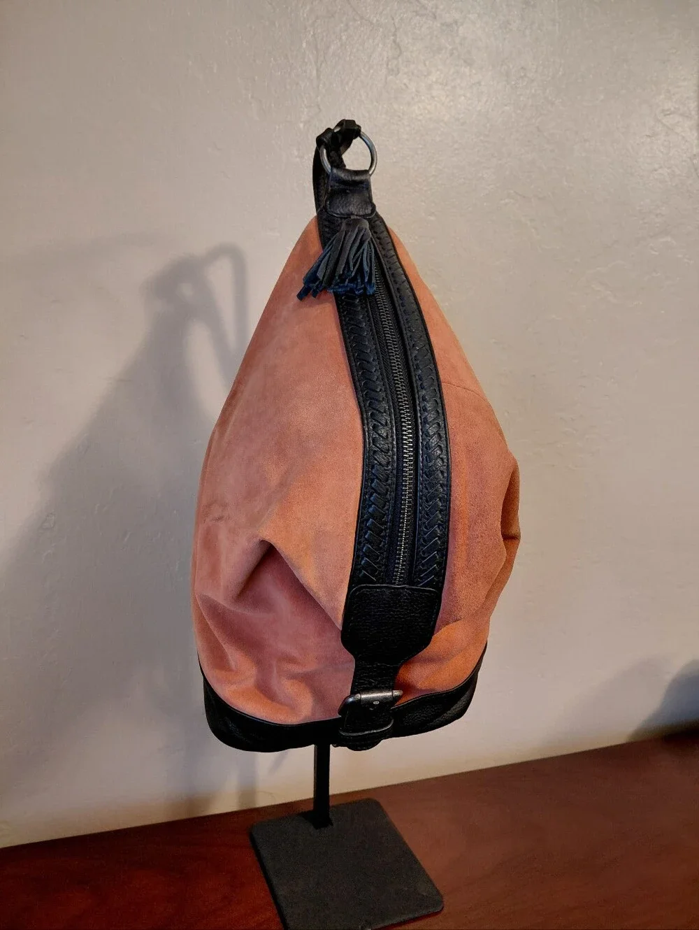 Free People Serena Suede Slouchy Backpack